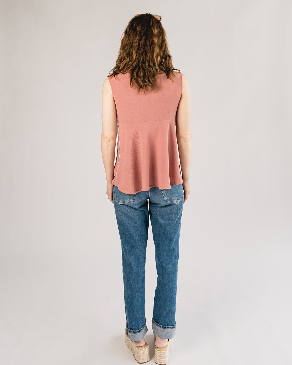 Adaptive Cowl Neck Top with Snaps