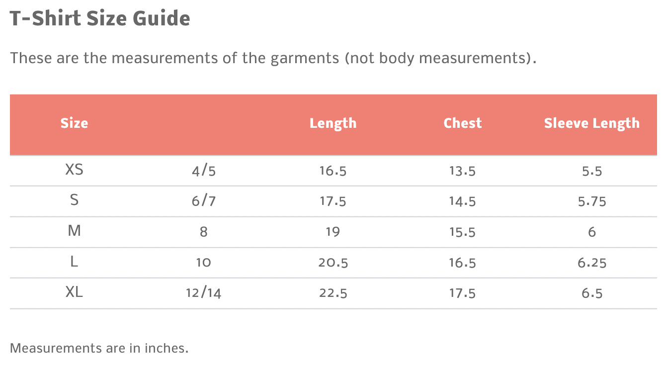 Sensory Friendly T-shirt