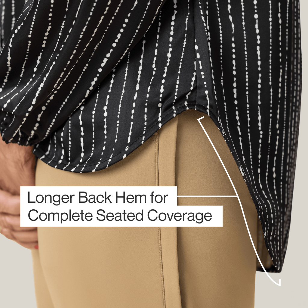 Everyday Magnetic Button Blouse for Women