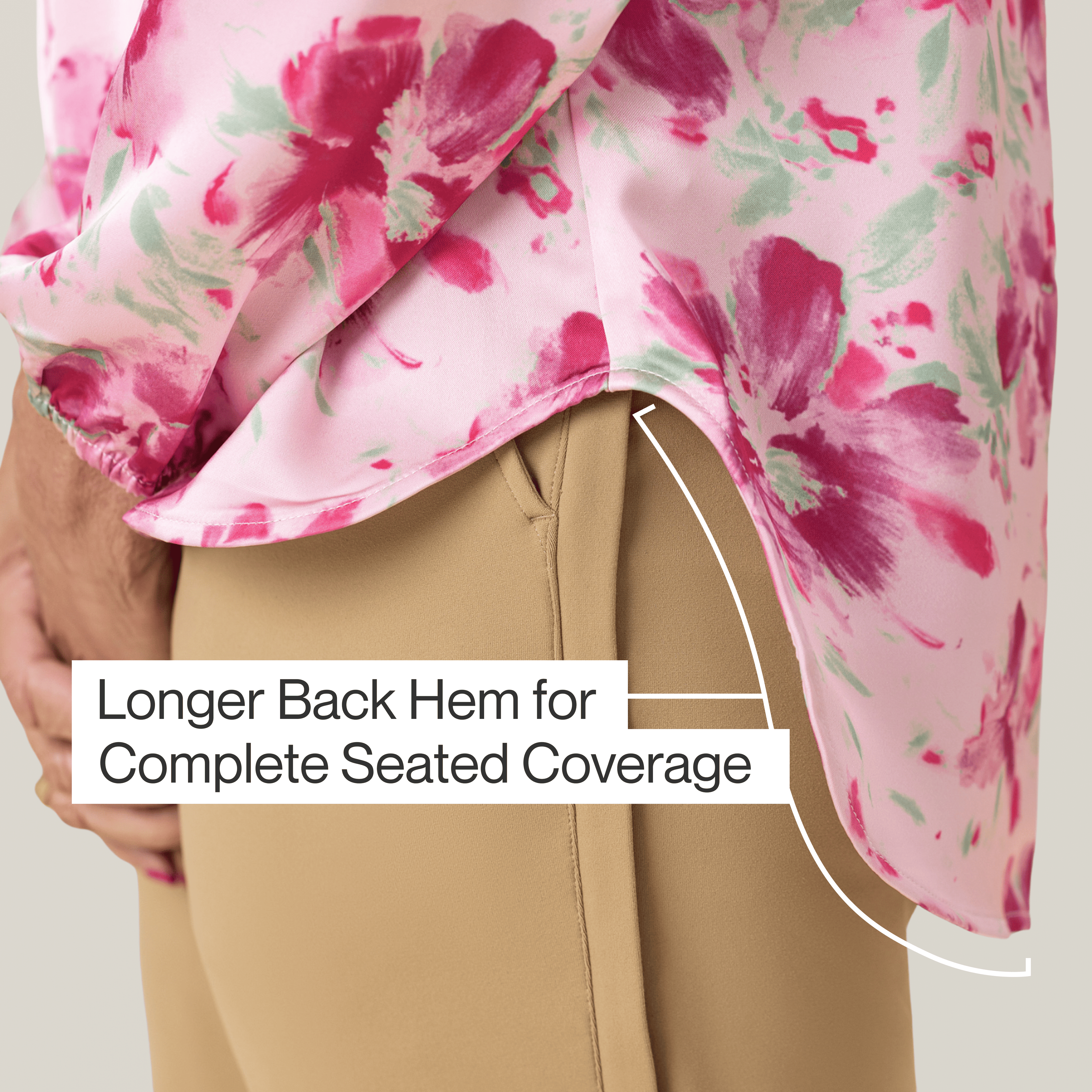 Everyday Magnetic Button Blouse for Women