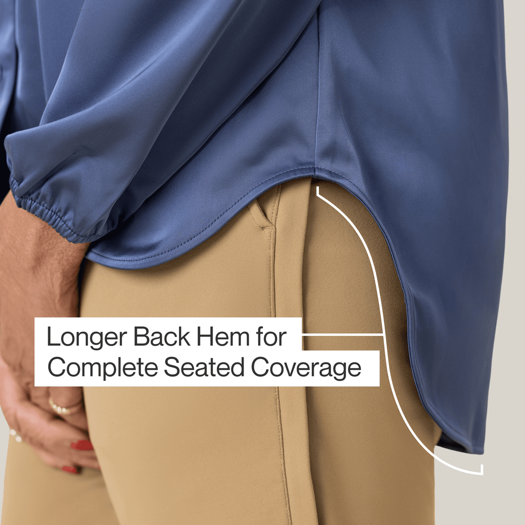 Everyday Magnetic Button Blouse for Women