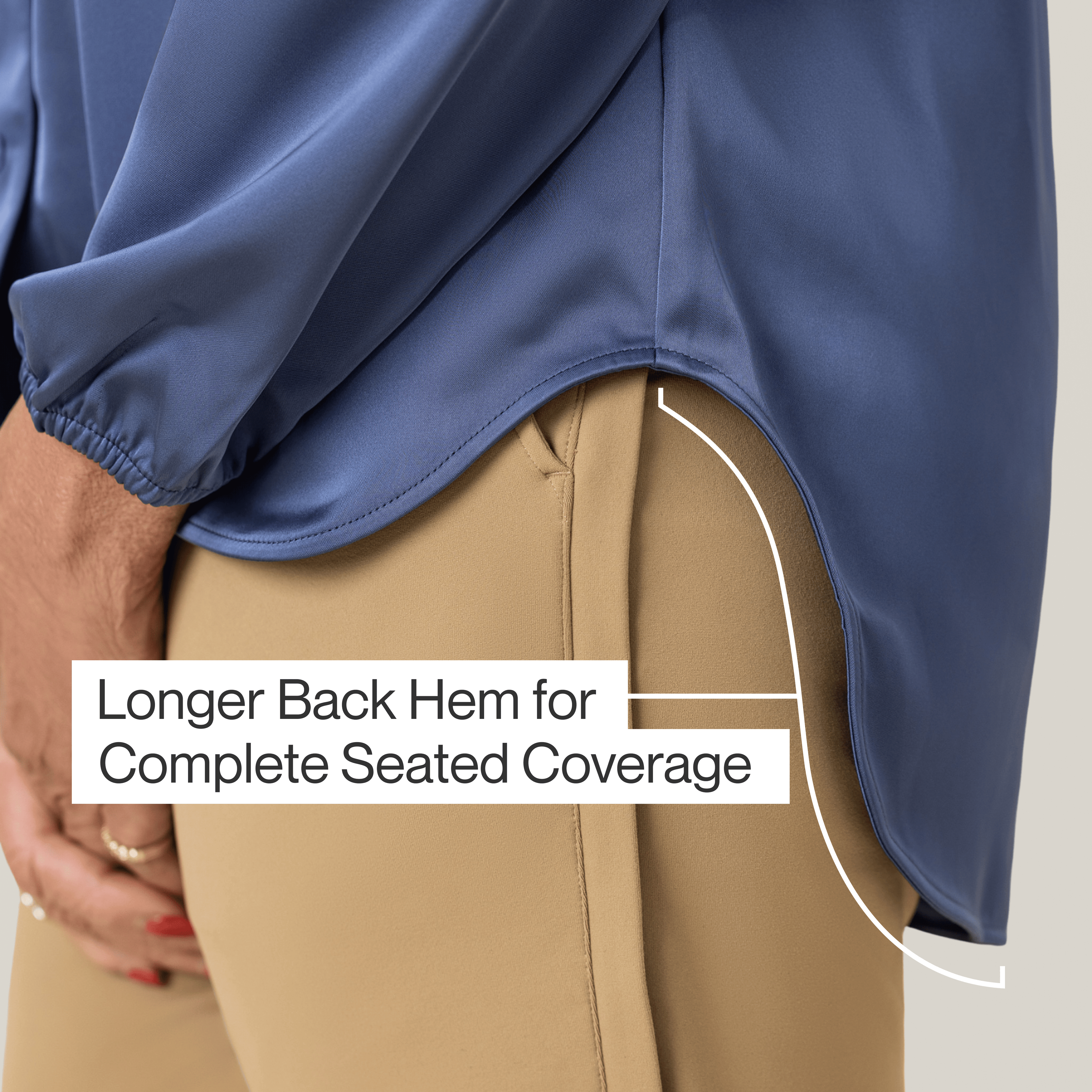 Everyday Magnetic Button Blouse for Women