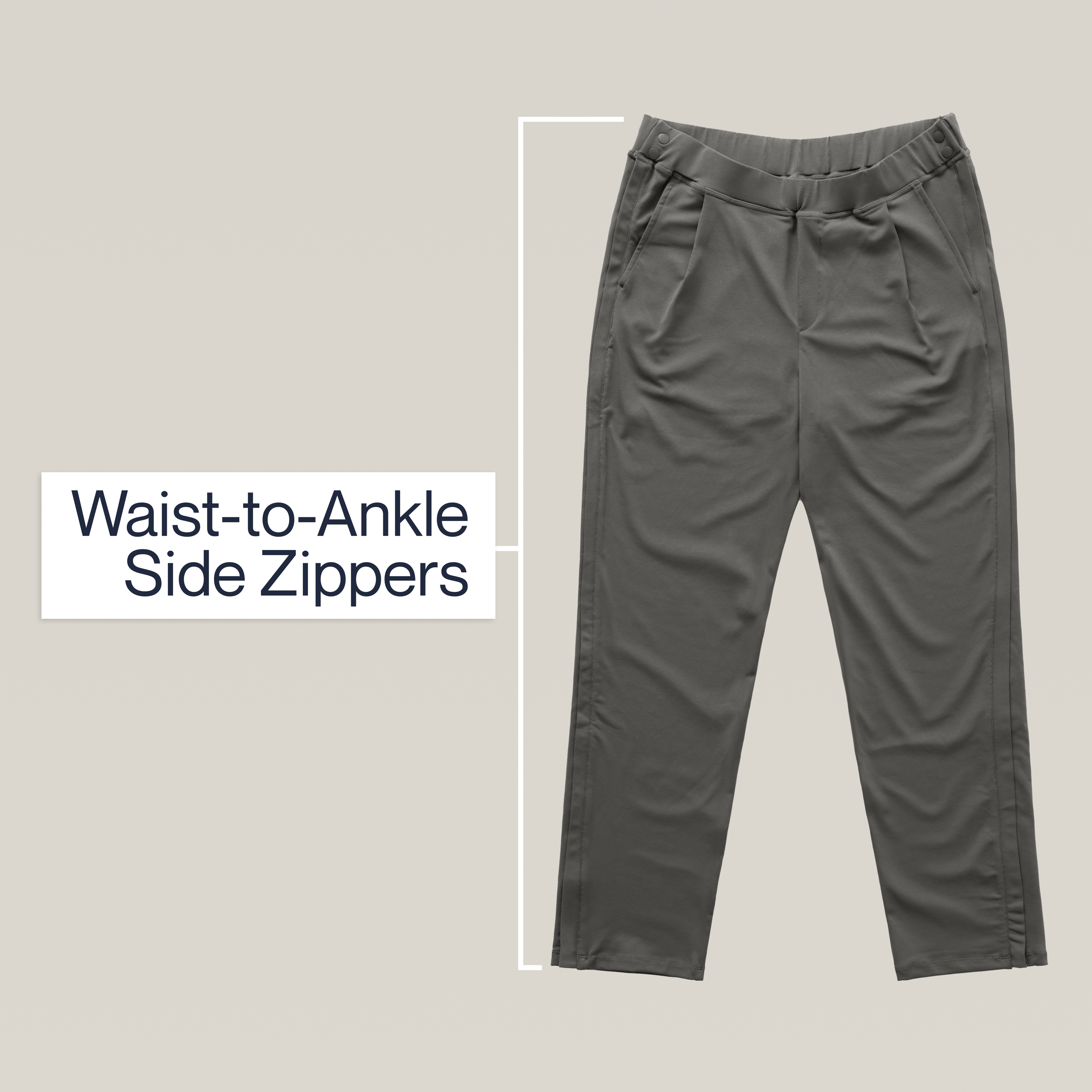 Everyday Side-Zip Pants for Men