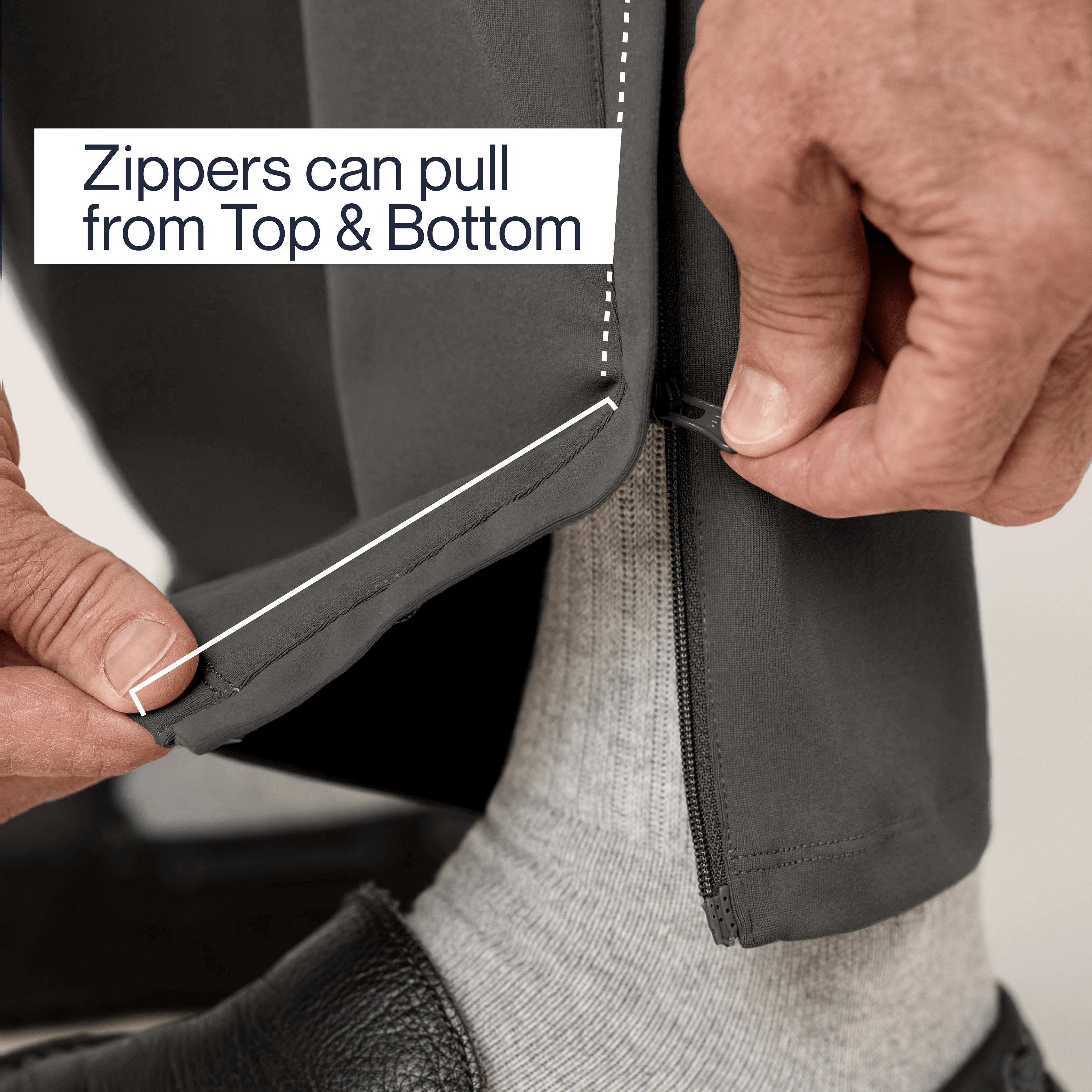 Everyday Side-Zip Pants for Men